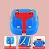 2-In-1 Snug and Secure Swing Multifunctional Swing Hanging Basket Outdoor Toy Patio Swings Blue 4