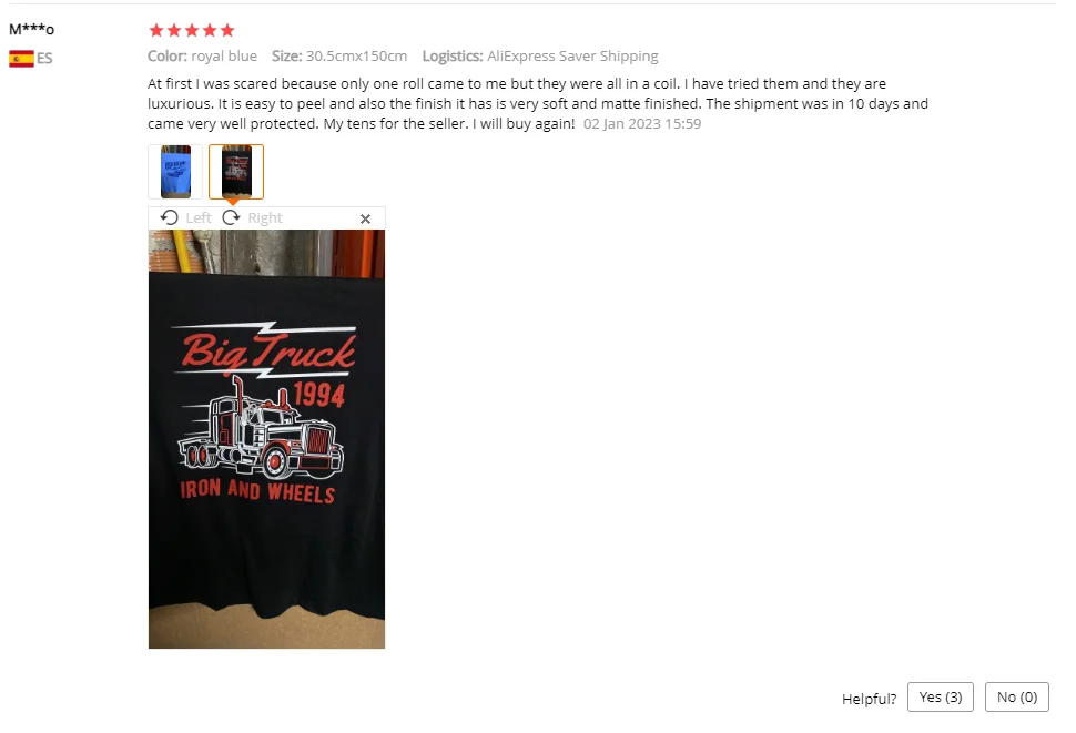 Wärmeübertragungsvinyl HTV-Rollen – 12 Zoll x 20 Fuß Bügelvinyl für Schneideplotter und Silhouette Cameo – DIY-Wärmeübertragungsdesign für T-Shirts – Detail 4