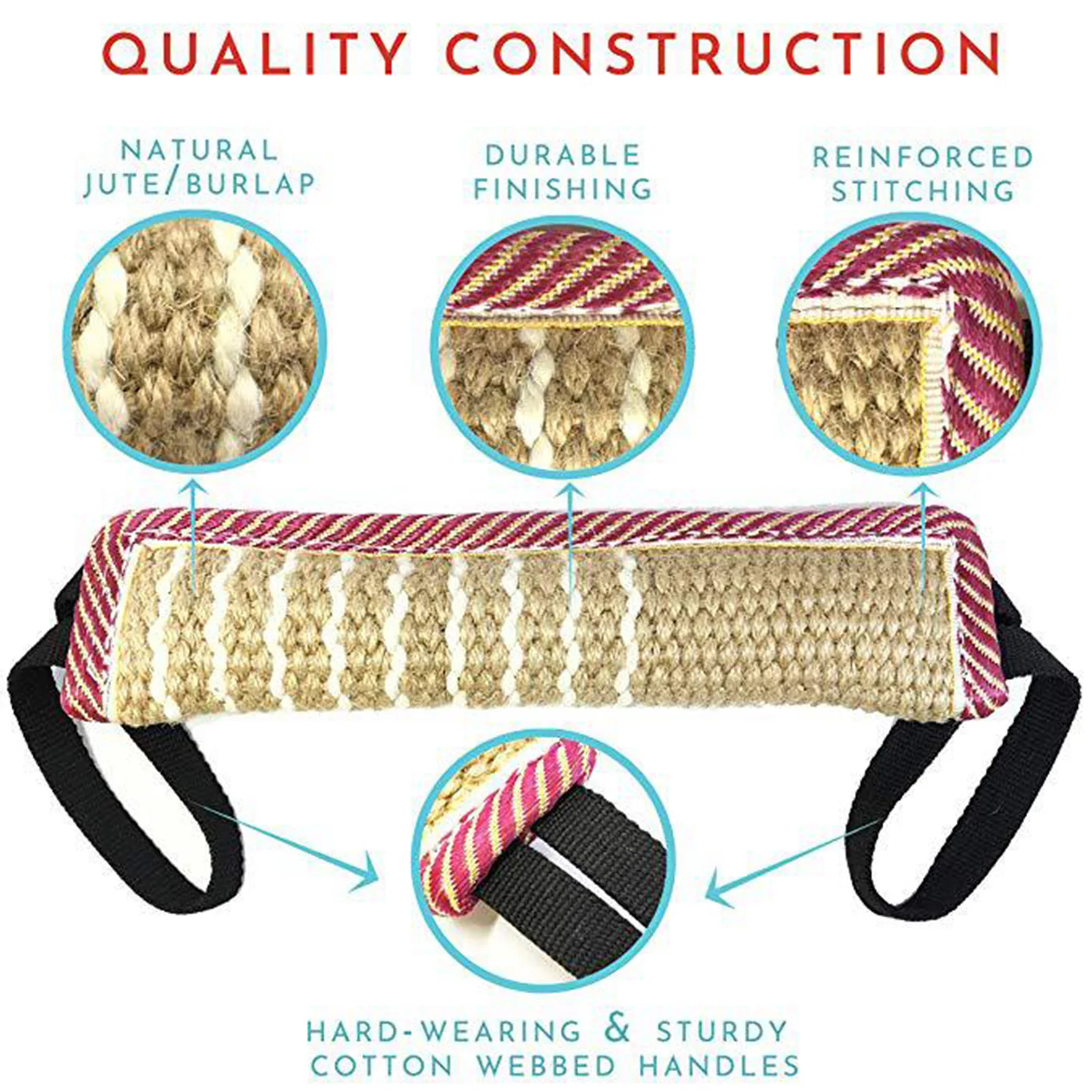 Pet Dog Chew Tug Toys Dogs Teether Bite Pillow Interactive Dogs Rope Toys Safe Teeth Cleaning Chewing Toy Pets Training Supplies 2
