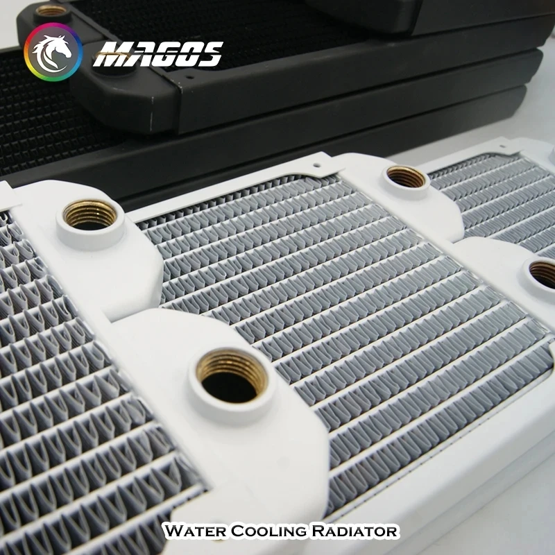 Espessura Ultra Fina Radiador de Cobre de Refrigeração de Água g1 pc Liquid Exchanger Dissipador Refrigerador para 120 mm Ventilador Cpu Gpu Refrigeração 20 mm - Imagem 3