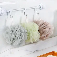 

Soft Body Scrub Exfoliating Mesh Shower Foaming Sponge Back Brush Skin Cleaner Bath Bubble Ball Skin Care Bathing Accessories