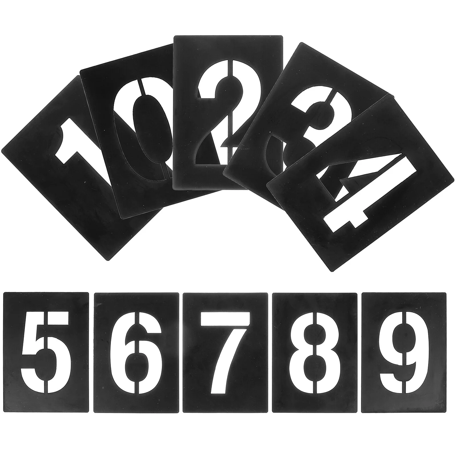 

1 Set Number Stencil 0-9 Letter Stencils Number Templates for Painting on Wood