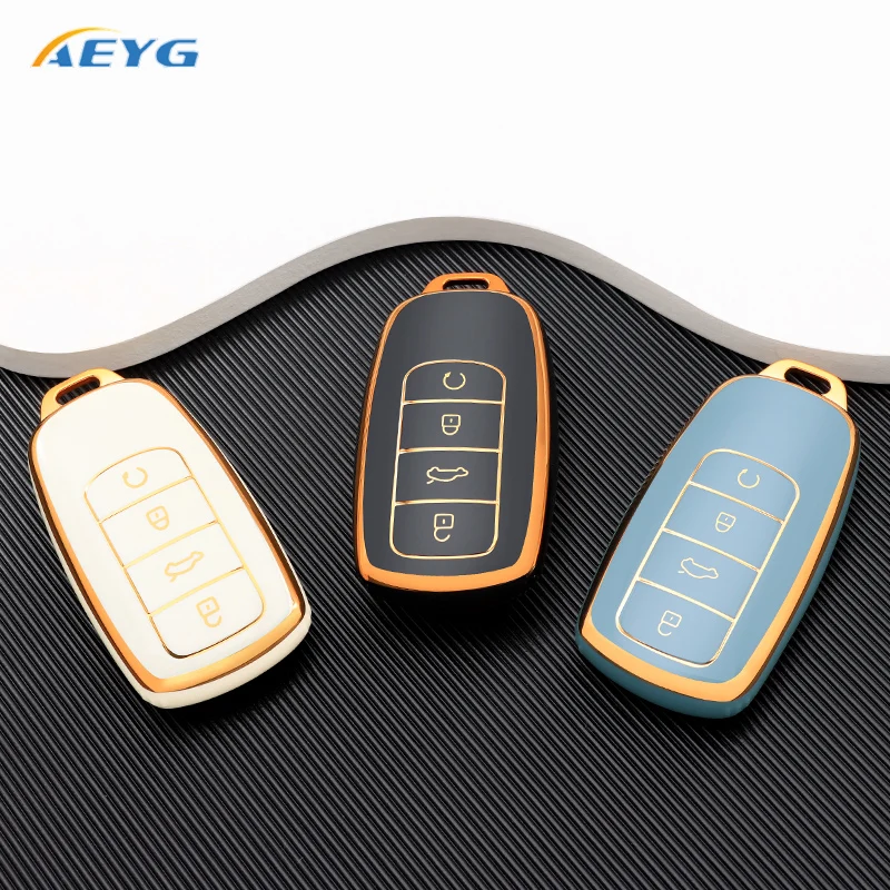 Premium TPU Car Key Case Cover - Durable Protector Accessory