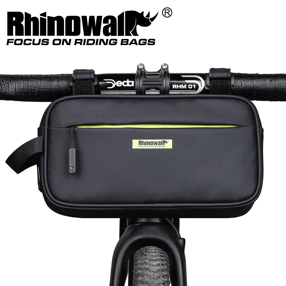 Rhinowalk Bike Handlebar Bag Bike Front Tube Bag Waterproof Bicycle Frame Pannier  Bag Portable Shoulder Cycling Accessories - AliExpress