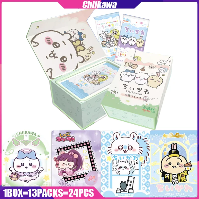 

Chiikawa открытки LUOSHE VOL.1 Аниме Коллекция искусственных игрушек коробка для Mistery подарок на день рождения для мальчиков и девочек