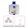 GZZT 2 in 1 Dry Ice Maker and Bar Glass Cup Chiller Dry Ice Making Machine Frost Forming Machine Commercial for Restaurant Bar 5