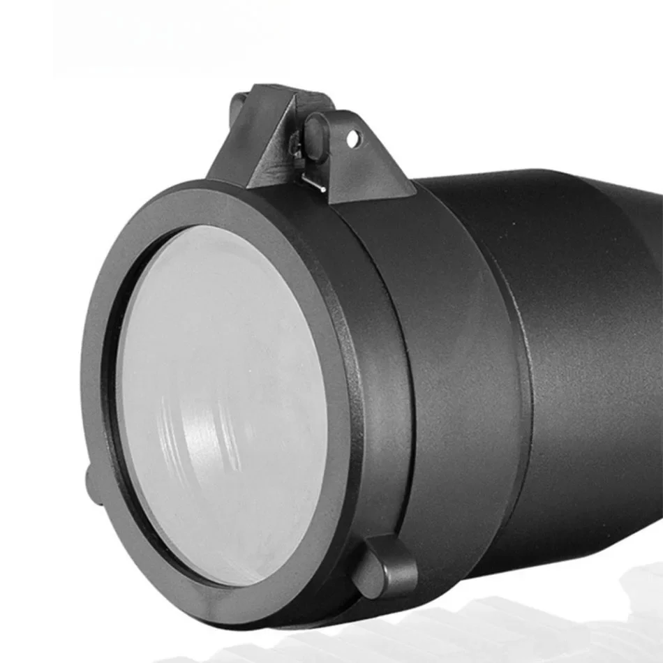Universal HD Clear Lens Cover Dustproof Protective Cap for Hunting Optics - Quick Flip Design