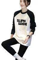 Faionable Long Sve Cotton T-irt Women's Base irt Inner Wear Autumn New Sle Korean Loose Fit Breathable Sweat Absor...