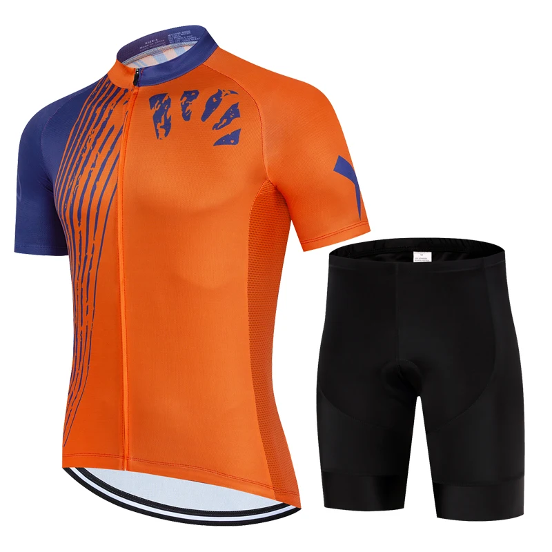 2024 프로 팀 사이클링 저지 세트, 여름 사이클링 의류, MTB 자전거 의류 유니폼, Maillot Ropa Ciclismo 남자 사이클링 자전거 세트