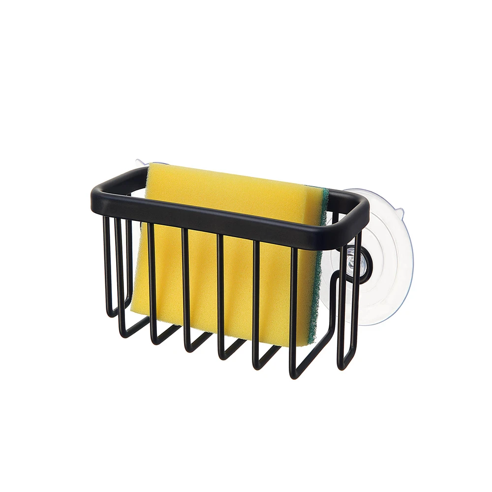 Kitchen Sink Sucker Rack Hanging Rag Hanging Basket Cleaning Ball Soap Rack Suitable for Sponge Soap Kitchen and Bathroom kitchen storage rack sink sponge holder kitchen organizer sponge rack detergent sponge rack kitchen organizer rack