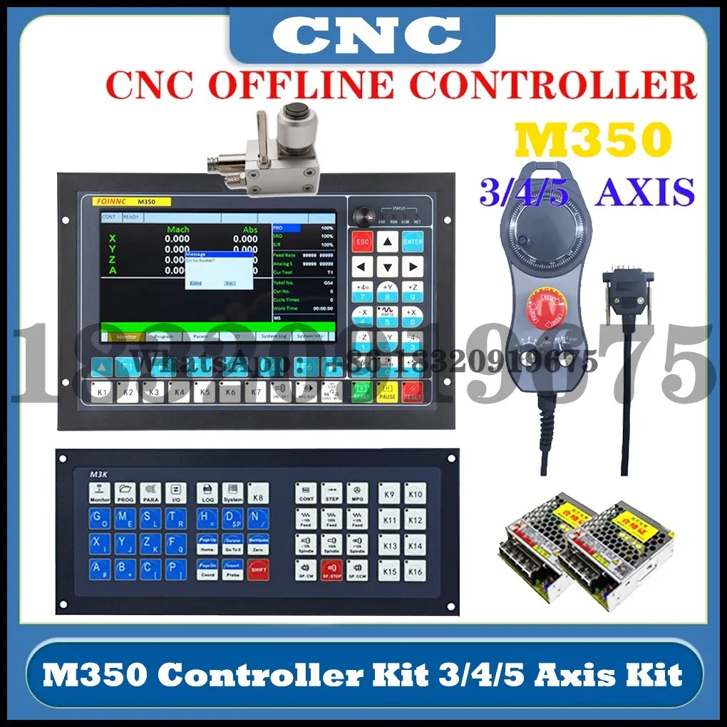 

Cyclmotion M350 CNC ATC controller DDCS EXPERT 3/4/5 axis 1MHz G code for engraving and millings replacement mach3 ddcsv3.1