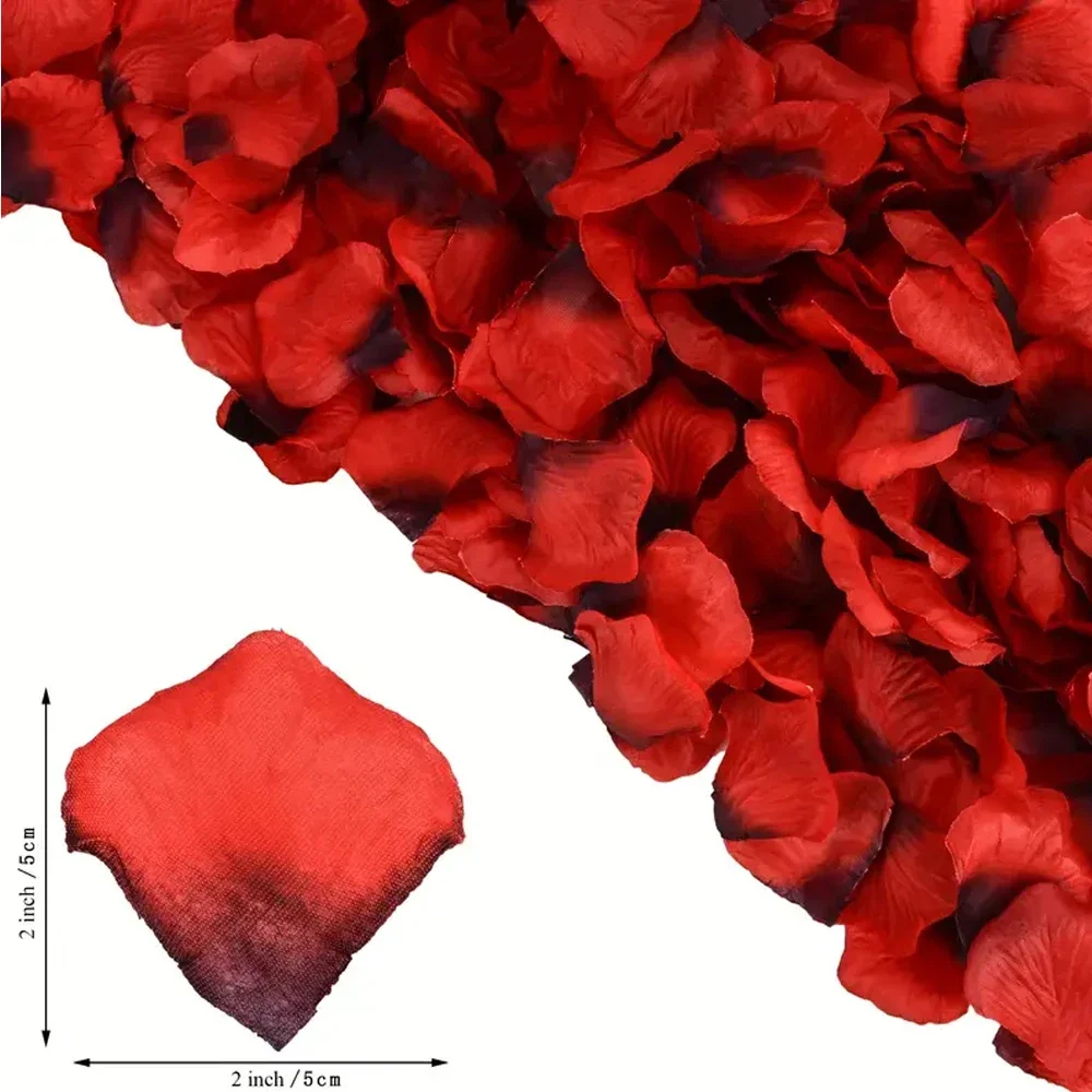 Artificial Dried Flower Silk Rose Petals Leaves for Party Birthday Event Wedding 10000-100Pcs artificial rose petals
