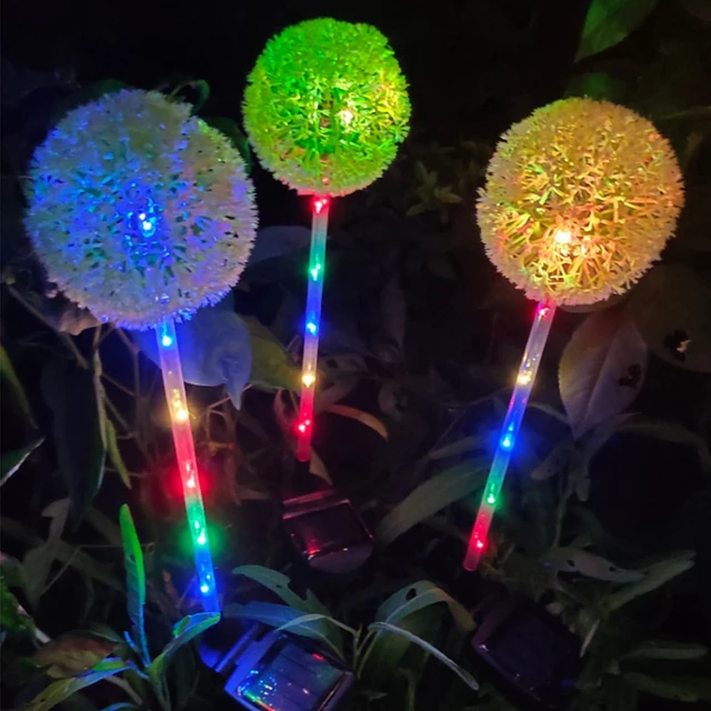 Kültéri Napenergia -Pitypang Lámpa Világítás Kerti Led -Es Világításhoz Lámpák Vízálló Dekoráció - Image 6