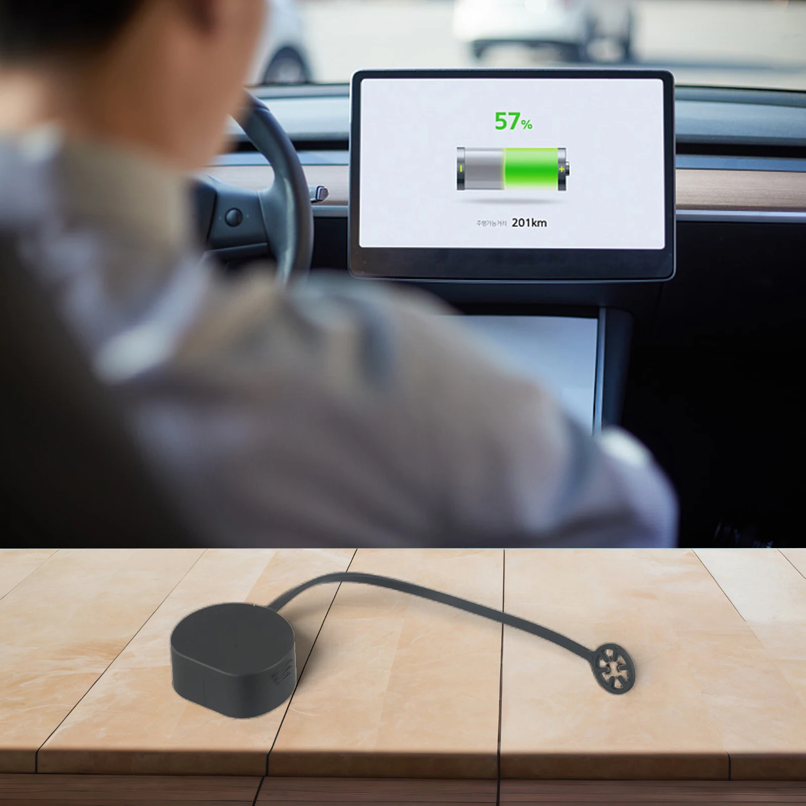 1 Stück Schutzabdeckung für Elektrofahrzeug-Ladeanschluss, Staubschutz für Typ 2 EV-Ladestationen, Ersatz für EVSE-Stecker – Detail 1