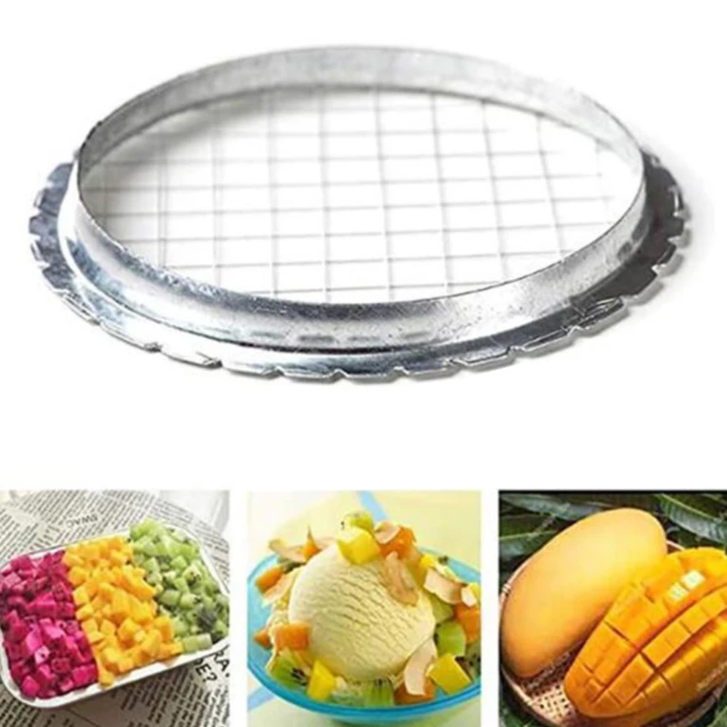 

1Pcs Stainless Steel Potato Egg Fruit Strip And Block Cutter Manual Household Kitchen Tool