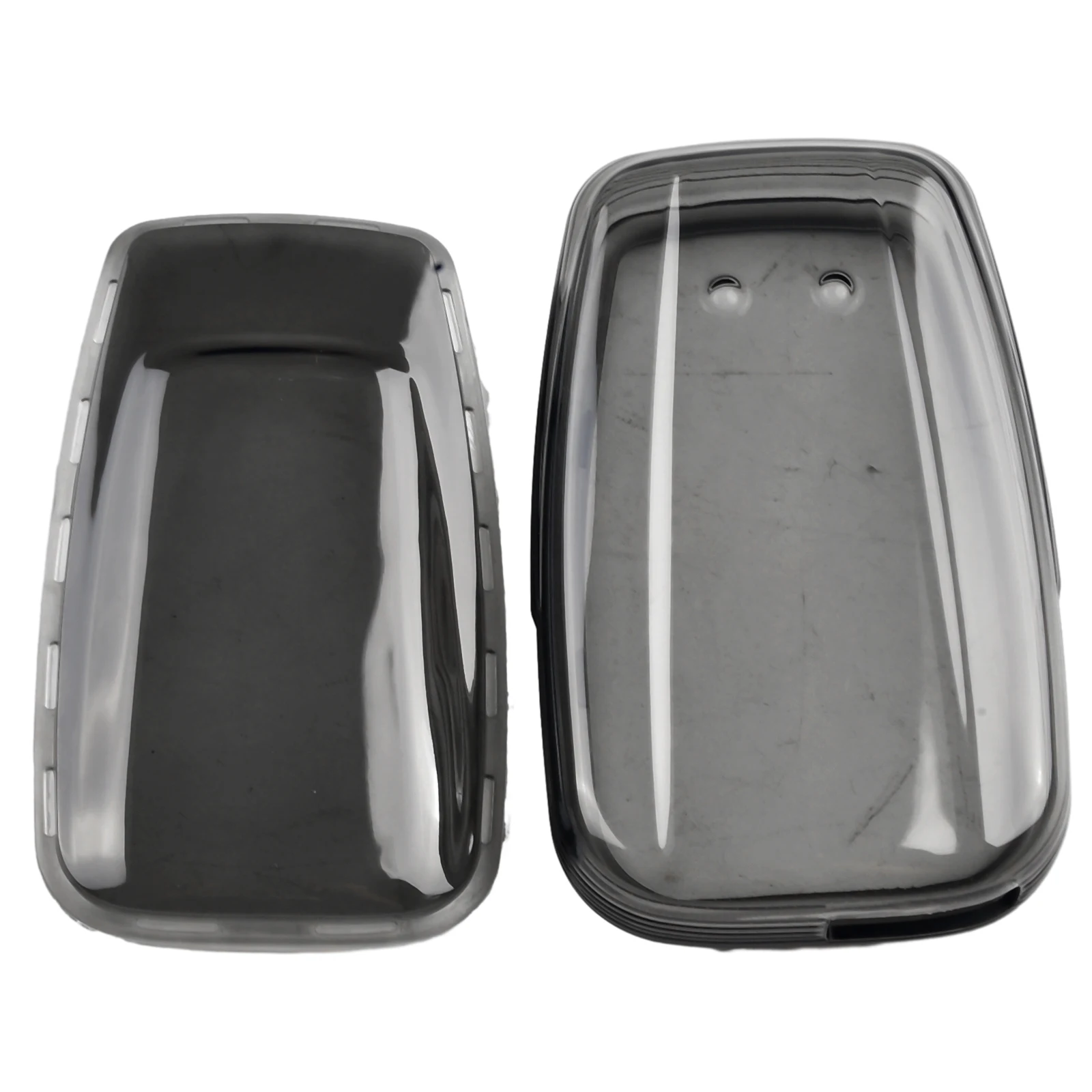 

Car Key Fob Case Cover Black Transparent For Toyota For Highlander For RAV4 For Land Cruiser-Prado For Prius For Corolla