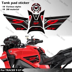 TRACER 9 GT Fuel Tank Sticker Oil Gas Cap 3D Decal Cover Protector Waterproof For YAMAHA tracer9 gt tracer 900 2021 2022 2023