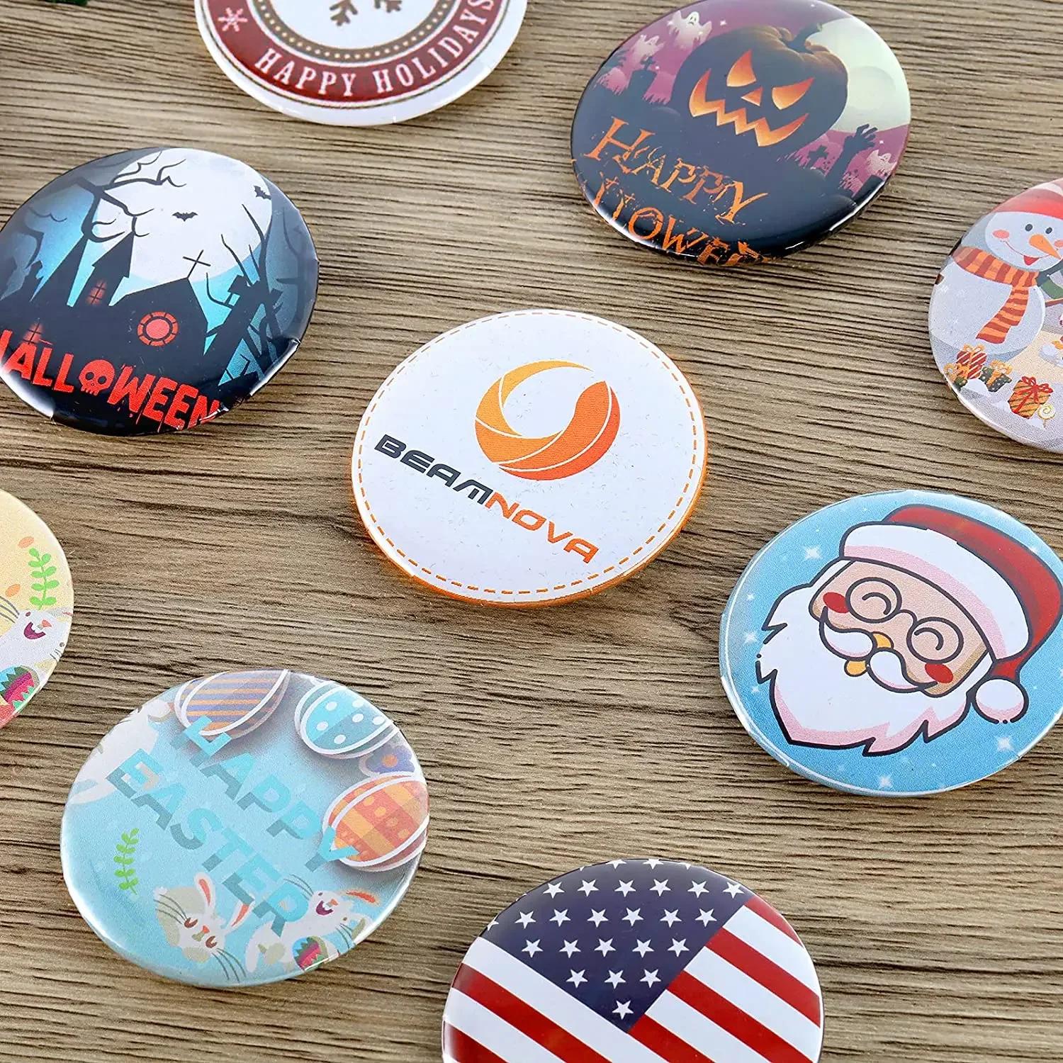 Button Making Supplies Metal Back Badge Button Pins Button Maker Blank Raw Material Pin Buttons Badges Supplies Parts Punch Press Machine 100PCS