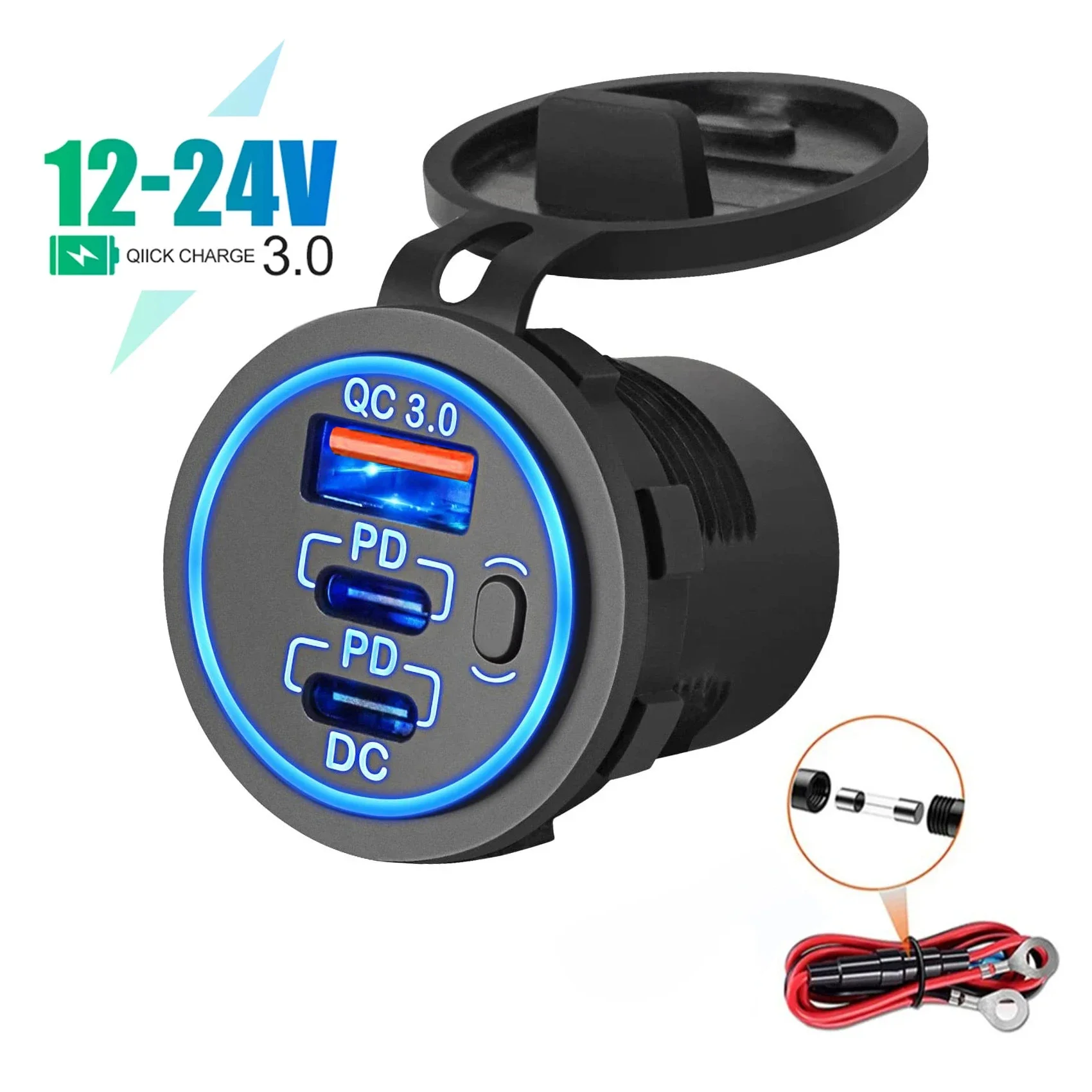 2PQ-Blue with Cable