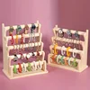 Solid wood bracelet display frame bracelet frame jewelry frame watch frame jewelry frame hair ring head rope storage rack 1