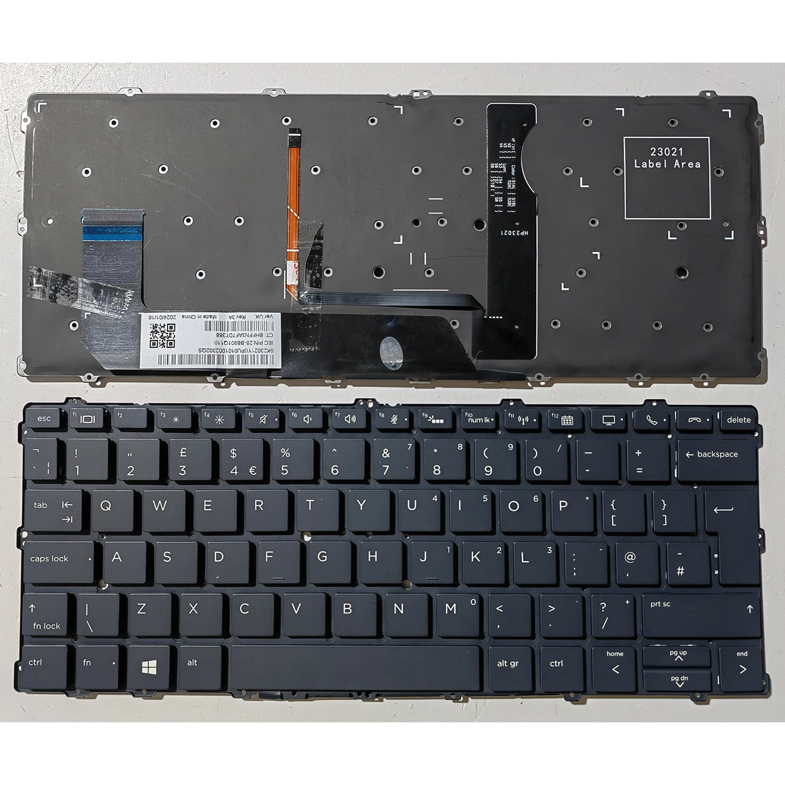 Électronique du numériseur du HP EliteBook 1030 G2