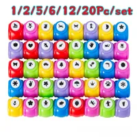 1-20Pcs Scrapbook Punches Handmade Cutter Card Craft Mini Printing Paper Punch DIY Flower Paper Craft Punch Hole Puncher 1