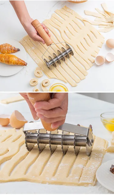 Dropship 1pc; Pastry Lattice Roller Cutter; Pie Pastry Dough Cutter Roller  Home Kitchen Tools to Sell Online at a Lower Price