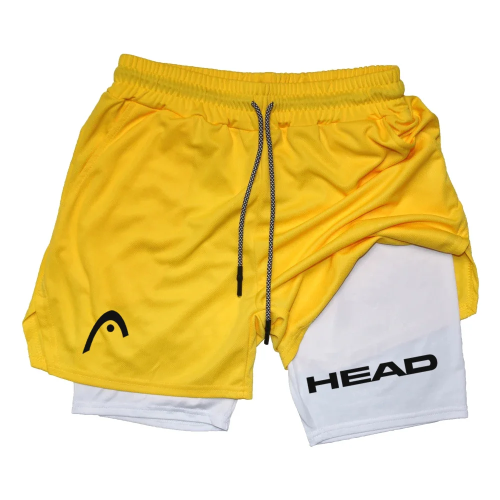 Anime Berserk Head Running Shorts Men Fitness Gym Training 2 in 1 Sports Quick Dry Workout Jogging Double Deck Summer 6
