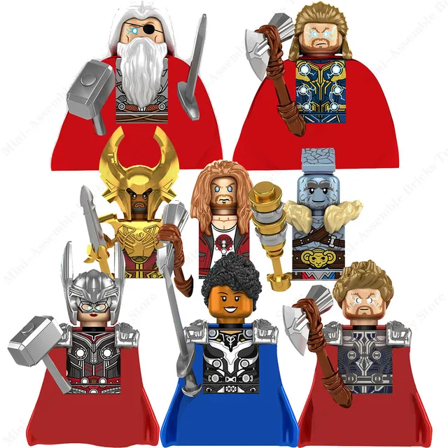 KF6161 KF1709 In Stock Disney Mini Action Toys Figure Building Block Assemble Model Collectible Bricks Birthday Gifts for Kids 1