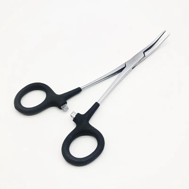 Fishing Forceps Tackle Products Accessories Stainless Steel Hook Clamp Remover Curved Tip Pliers Slicer Tools Sports Equipment