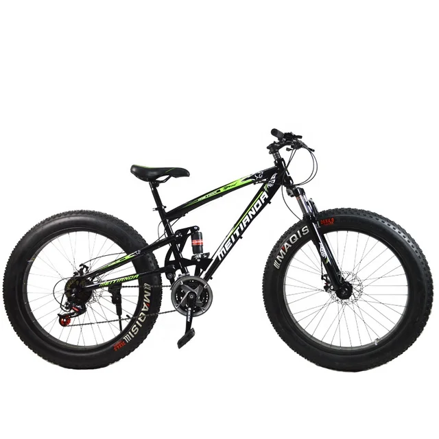 더블 디스크 브레이크 가변 속도 성인용 4.0 팻 타이어, 소프트 테일 스노우 바이크, Basikal 비치 바이크, 공장 도매