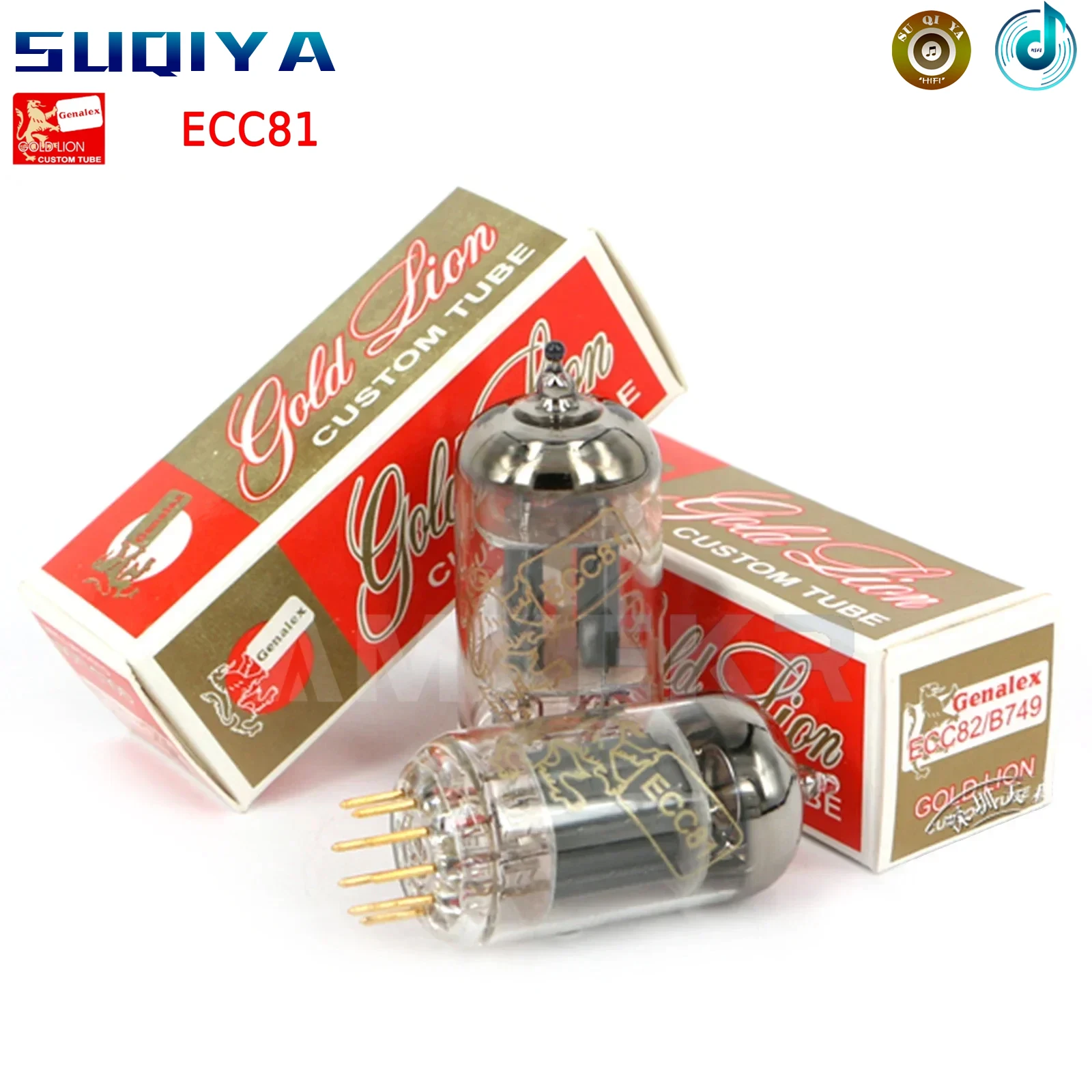 

GOLD LION 12AT7 ECC81 B739 Vacuum Tube Power Amplifier HIFI Sound Tube DIY Genuine Precision Matching Four Channels