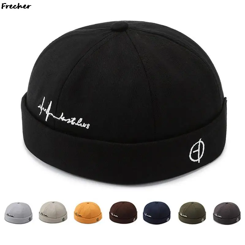 Fashion Hats Fashion Men Docker Cap Skullcap Retro Sailor Cap Beanies Hats for Women