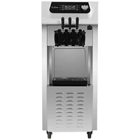 Machine à crème glacée molle verticale commerciale Sihao 2200W, production élevée de 7,4 gallons par heure, équipement efficace pour la fabrication de desserts glacés à usage commercial 1