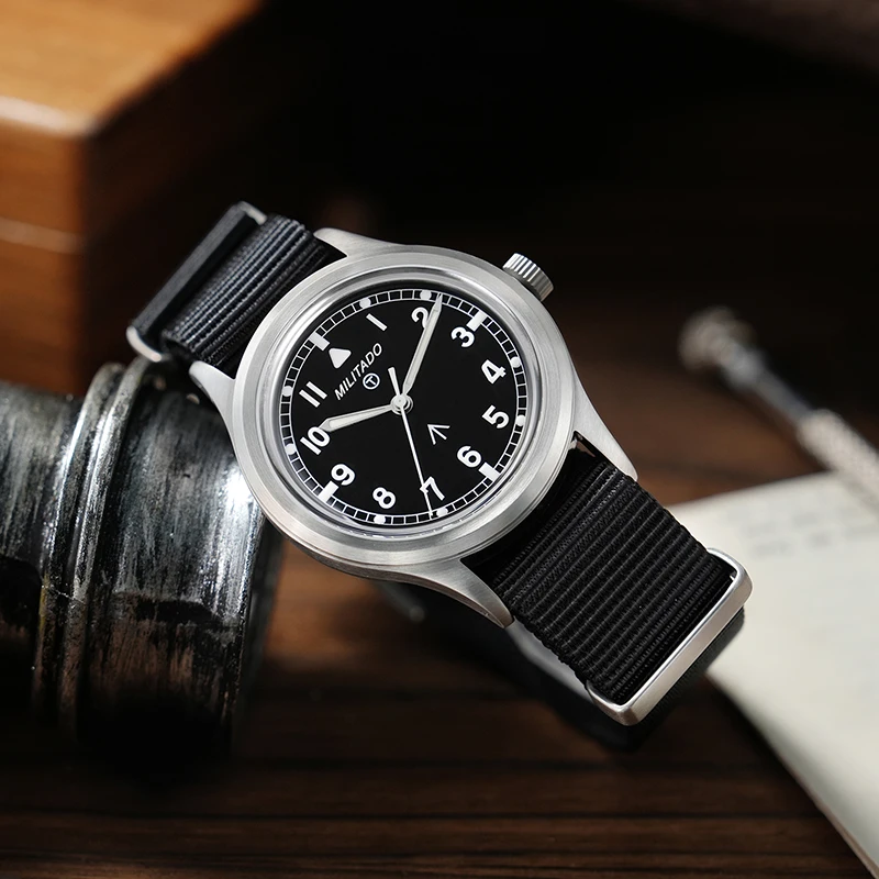 Militado ML22 Limited Edition Quartz Watch Miyota 2035 Movement K1 Glass Vintage thumbnail 5