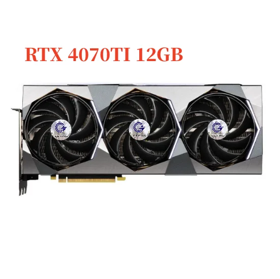 

C CCTING RTX 4070 TI GAMING TRIO X 12G Gaming Graphics Card for desktop Gamers support PCIE 4.0 X16 DP HDMI High Performance MSI