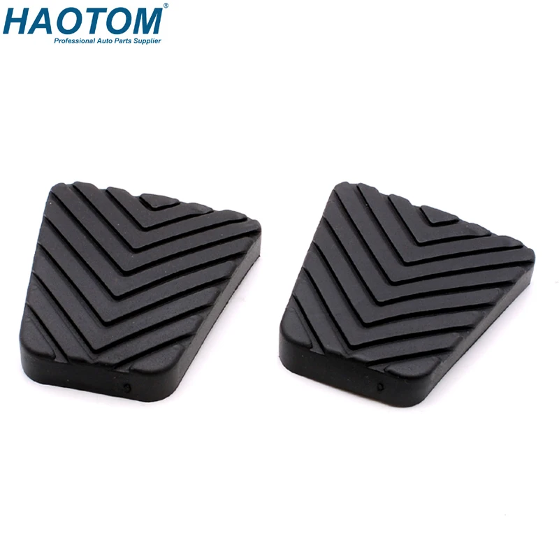 1Pair Rubber Shell Lancer MT Pedal Clutch Damper Brake Cover Anti Skid for Mitsubishi Pajero Montero Shogun V33 V32 V31 V43 car pedals pedal cover