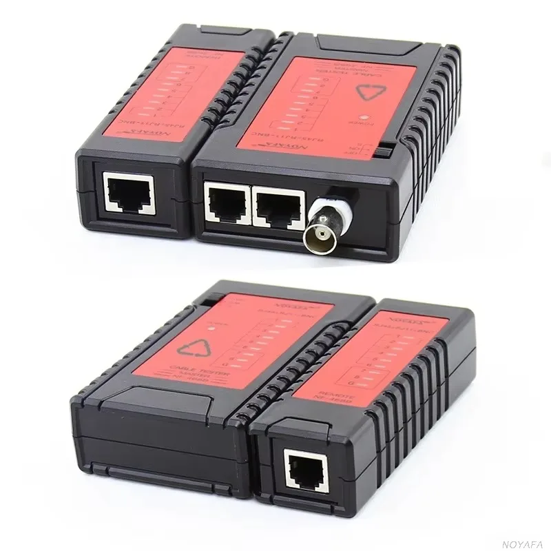 LED가 장착된 업그레이드된 RJ11/RJ45/Coax 케이블 테스터