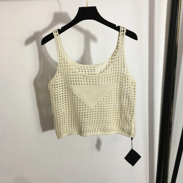 Fashion New Women Sexy Cotton Crop Top Sleeveless Hollow out design Vest Tank Top Camisole 9