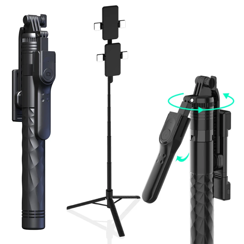 

Integrated Tripod Selfie Stick Tik Tok Live Stream Bracket Floor Fill Light