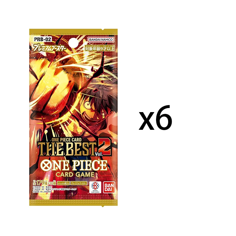 2025 New BANDAI One Piece TCG Game Card PRB02 The Best Vol.2
