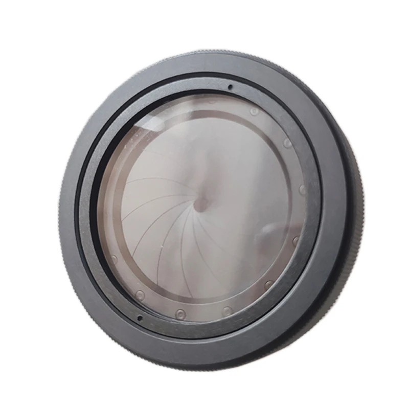 Adjustable 1.5-26mm Iris Diaphragm Mounting thread M30 to M37 DIY Retrofit night vision Adapter Ring with Tempered Glass Lens