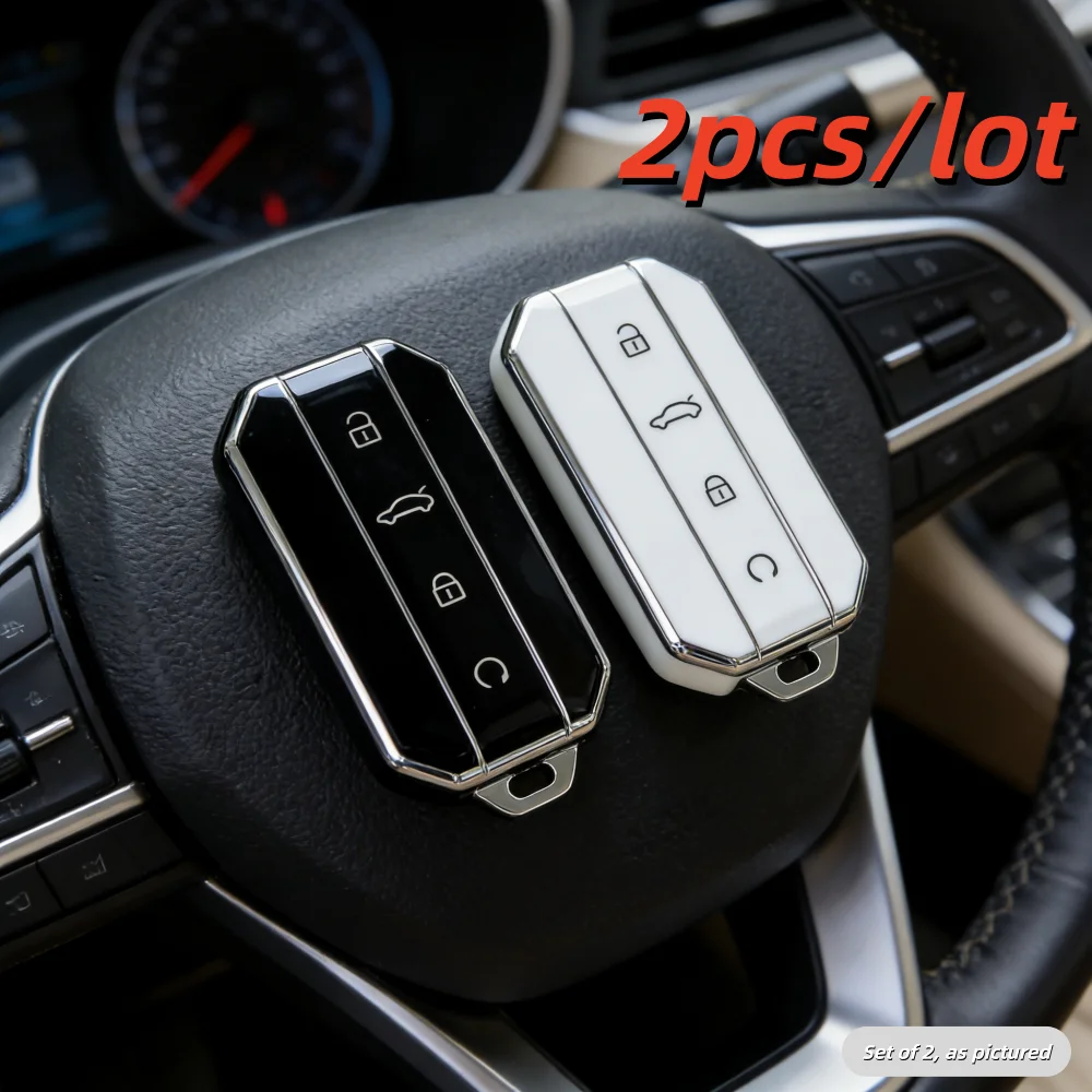 Premium Car Key Case Covers - Set of 2, Compatible with Select Models