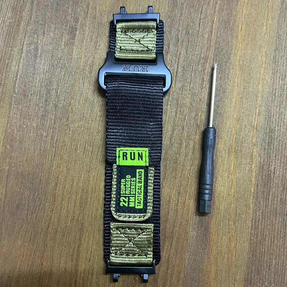 torbollo Compatible with Amazfit T-Rex/T-Rex 2/T-Rex Pro/T-Rex Ultra, Rugged Nylon Watch Band