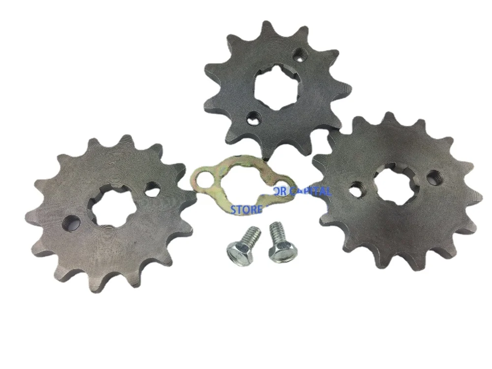 Front Engine Sprocket 420 10T 11T 12T 13T 14T 15T 16T 17T 18T Tooth 17mm 20mm ID fit Motorcycle part