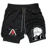 Anime Hunter X Hunter Performance Shorts Quick Dry Athletics Running Workout GYM Shorts Breathable Summer Compression Shorts 1