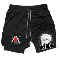 Anime Hunter X Hunter Performance Shorts Quick Dry Athletics Running Workout GYM Shorts Breathable Summer Compression Shorts 1