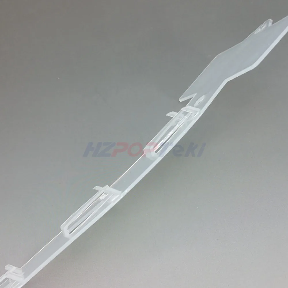 170pcs L62cm 플라스틱 상품 디스플레이 클립 스트립 PP 교수형 홀더 옷걸이 제품 패키지 슈퍼마켓 더 넓은 머리