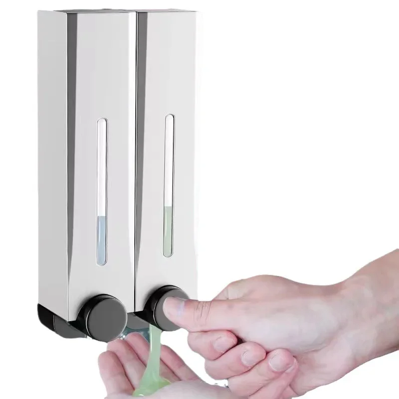 500ML Soap Dispenser Wall Mounted Shower Soap Dispenser Shower Gel Detergent Dispenser for Bathroom Accessories 4