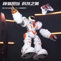 RC Robot Toy Kids Intelligence Robots Smart Action Walk Singing Dance Gifts For Kids Aged  8-14 Boys Girls Birthday Gift 2